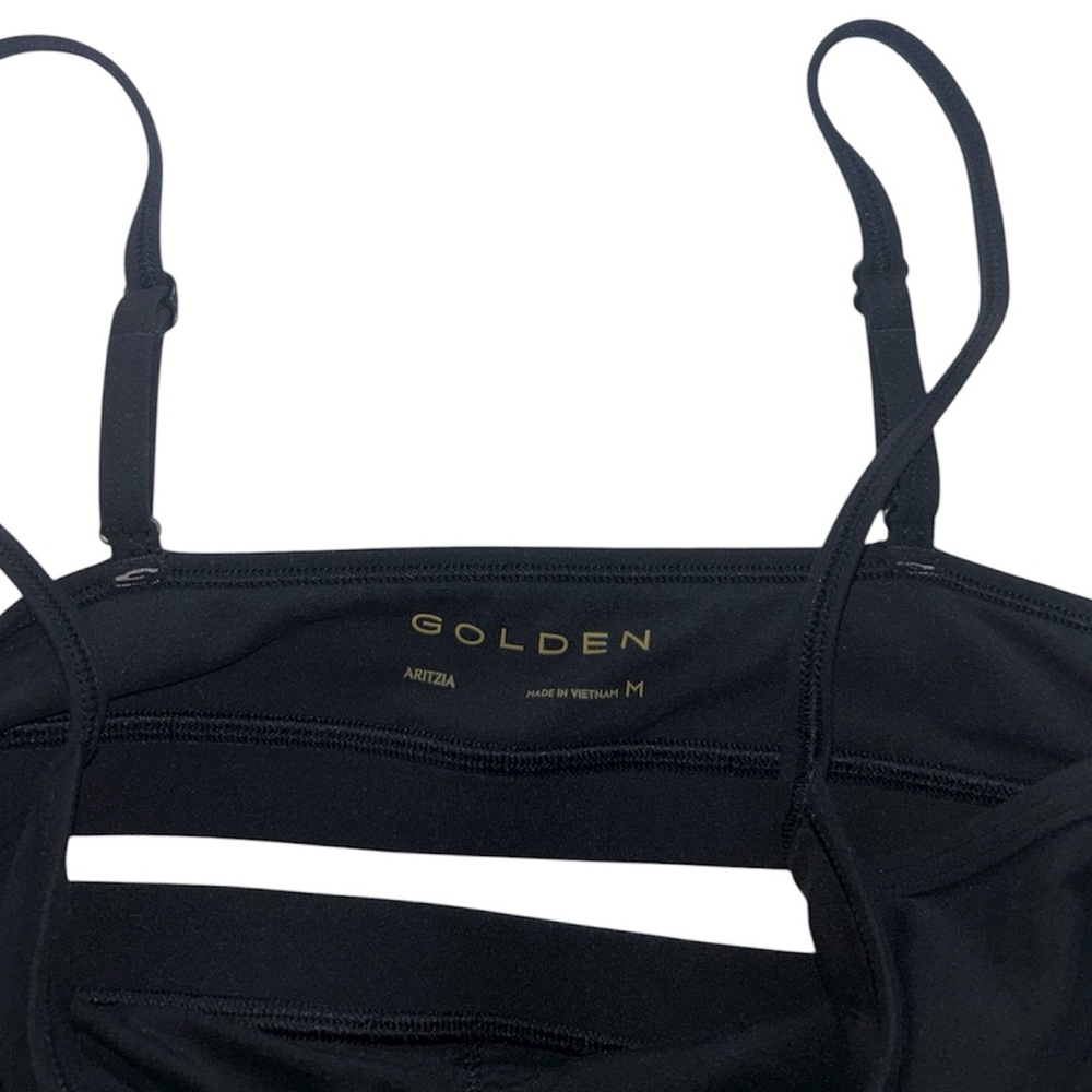Aritzia Golden Butter Assert Bra Top, Black, Sz. M - Picture 8 of 11